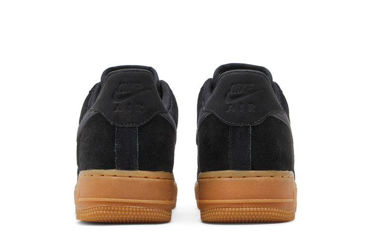 Nike Air Force 1 Low '07 Black Suede Gum