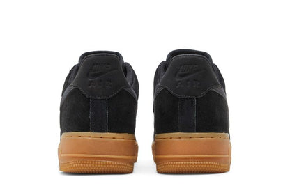 Nike Air Force 1 Low '07 Black Suede Gum