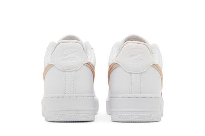 Nike Air Force 1 Low Oversized Swoosh White Orange Peel