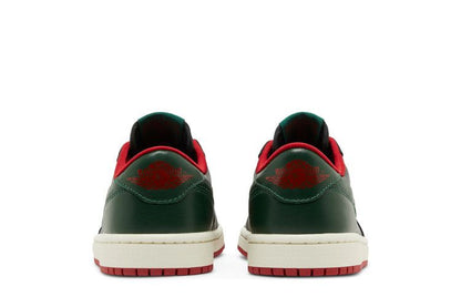 Jordan 1 Retro Low OG Gorge Green Varsity Red (Women's)
