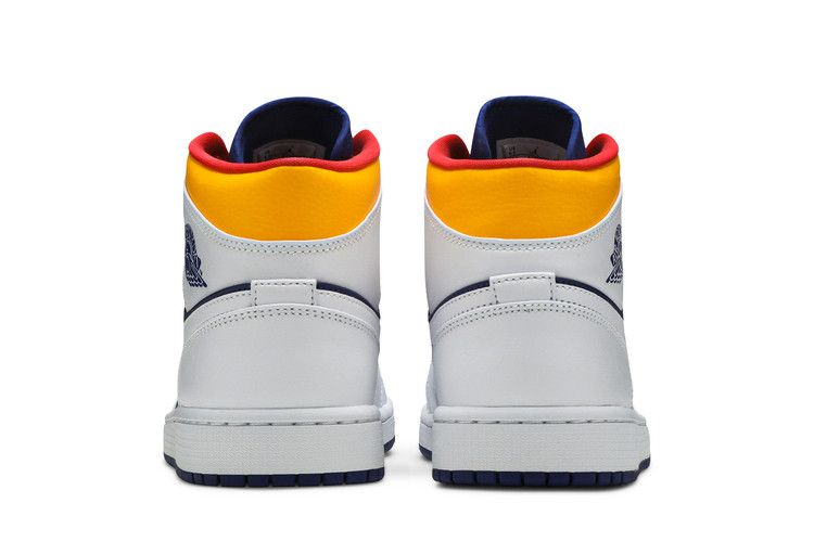 Jordan 1 Mid Royal Blue Laser Orange