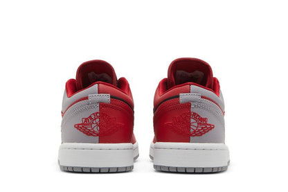 Jordan 1 Low SE Homage Split Gym Red Cement Grey (Women's)