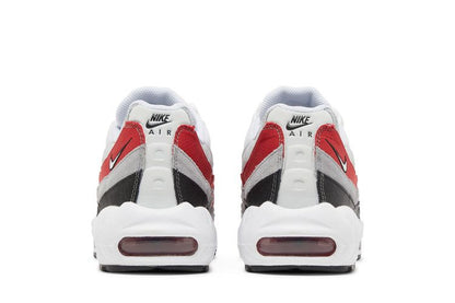 Nike Air Max 95 White Varsity Red Particle Gray