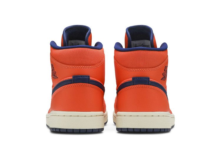 Jordan 1 Mid Turf Orange Blue Void (Women's)