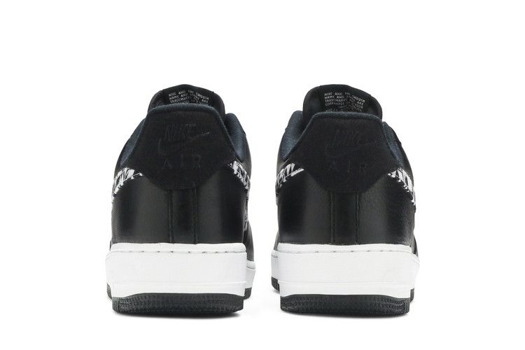 Nike Air Force 1 Low Black Pattern Swoosh