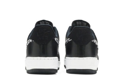 Nike Air Force 1 Low Black Pattern Swoosh