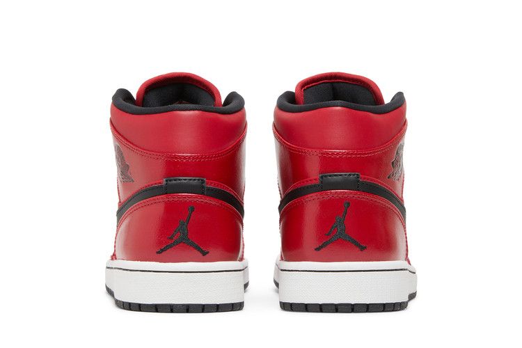 Jordan 1 Mid Gym Red Black Patent