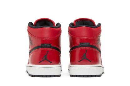 Jordan 1 Mid Gym Red Black Patent