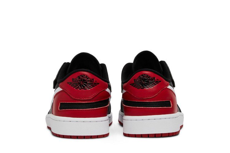 Jordan 1 Low FlyEase Black White Gym Red