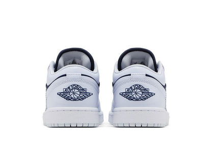 Jordan 1 Low SE Football Grey White Gym Red Midnight Navy (Women's)