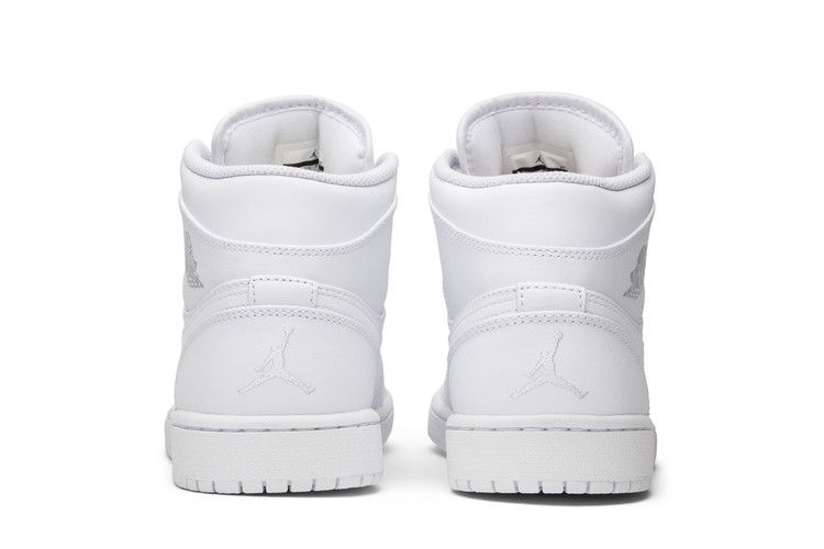 Jordan 1 Mid White/Pure Platinum
