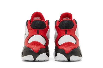 Jordan Max Aura 4 White Black University Red