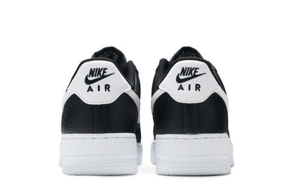 Nike Air Force 1 Low '07 Black White Pebbled Leather