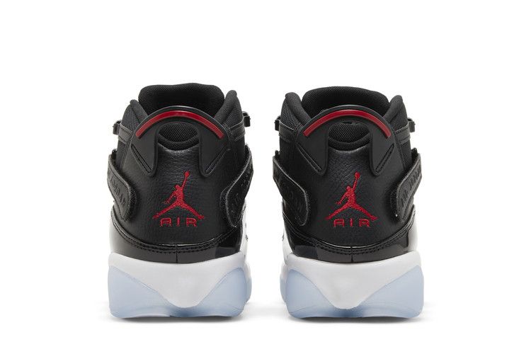 Jordan 6 Rings Black Gym Red