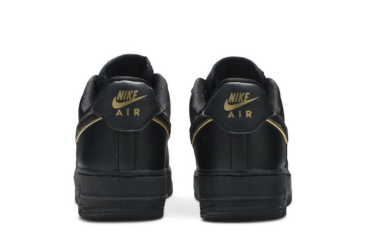 Nike Air Force 1 Low Black Gold Swoosh (Women's)