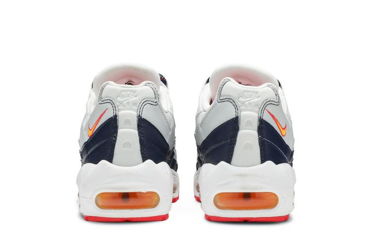 Nike Air Max 95 Midnight Navy Pure Platinum Laser Orange (Women's)