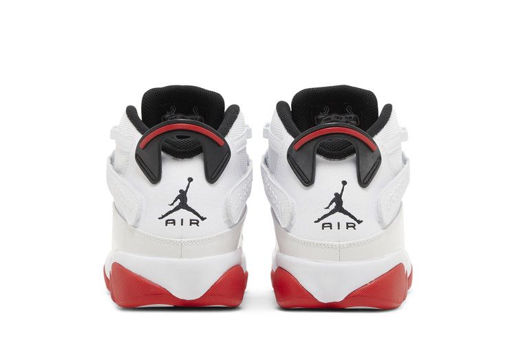 Jordan 6 Rings White University Red Black