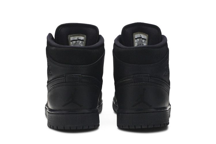 Jordan 1 Mid Triple Black (2014)