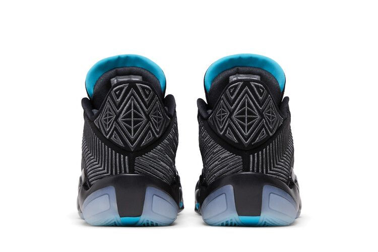 Jordan 38 Low Black Gamma Blue (Translucent Sole)
