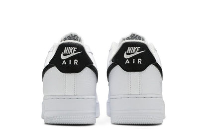 Nike Air Force 1 Low '07 White Black Pebbled Leather