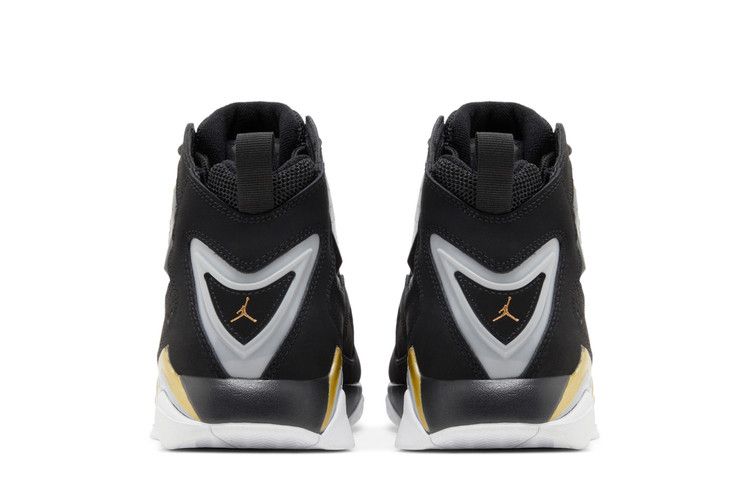 Jordan True Flight Black Metallic Gold