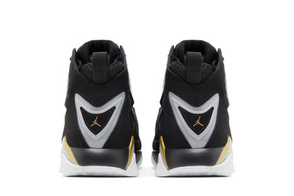 Jordan True Flight Black Metallic Gold