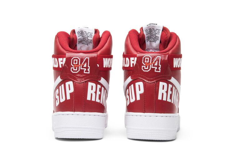 Nike Air Force 1 High Supreme World Famous Red