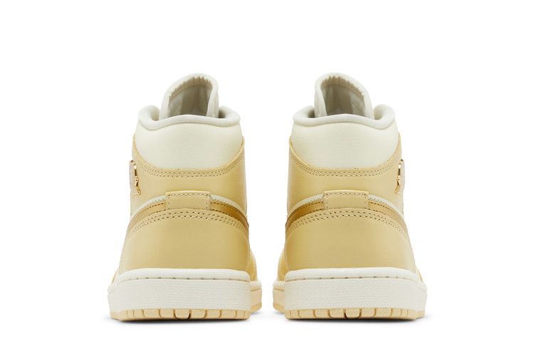 Jordan 1 Mid SE Pale Vanilla Metallic Gold (Women's)