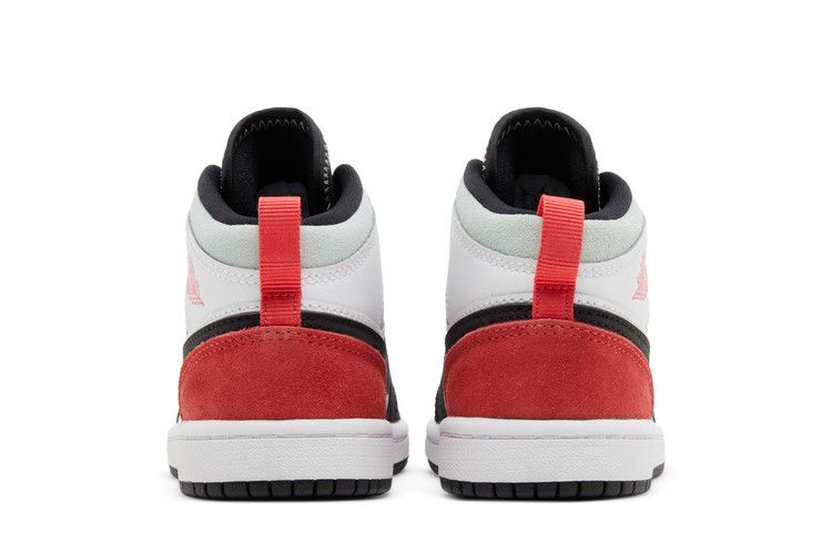 Jordan 1 Mid SE White Black Red Spruce (PS)
