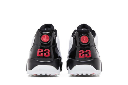 Jordan 9 Retro Low Golf White Black True Red