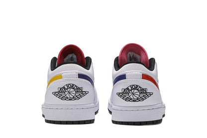 Jordan 1 Low White Multi-Color