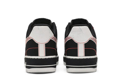 Nike Air Force 1 Low Schematic Black White Bright Crimson