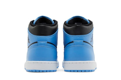 Jordan 1 Mid University Blue Black