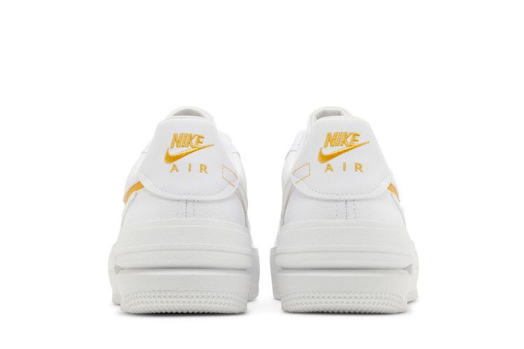 Nike Air Force 1 PLT.AF.ORM White Yellow Ochre (Women's)