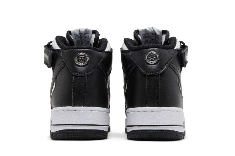 Nike Air Force 1 Mid Stussy Light Bone Black