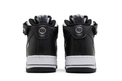 Nike Air Force 1 Mid Stussy Light Bone Black