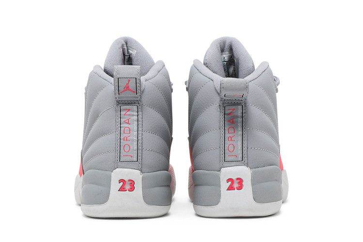 Jordan 12 Retro Wolf Grey Racer Pink (PS)