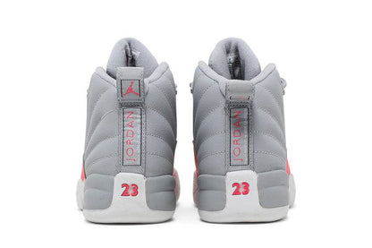 Jordan 12 Retro Wolf Grey Racer Pink (PS)