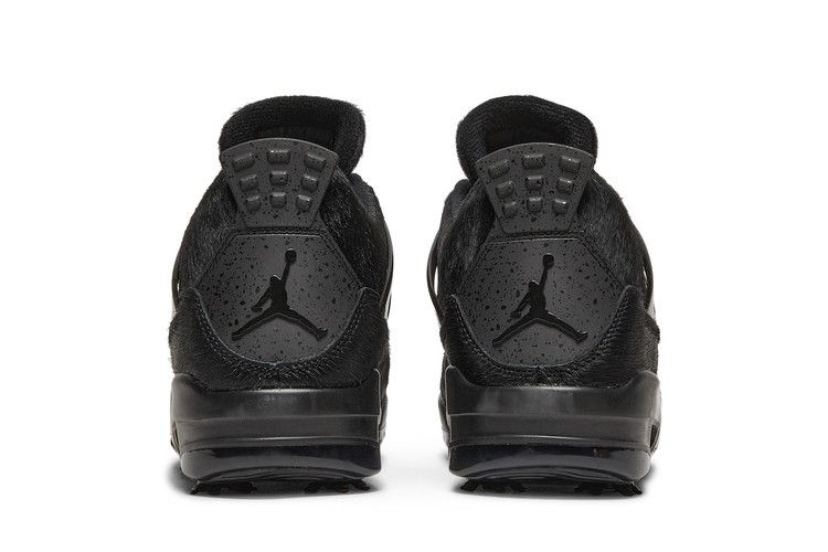 Jordan 4 Retro Golf Black Cat Pony Hair