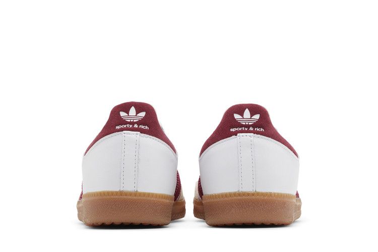 adidas Samba Sporty & Rich White Collegiate Burgundy