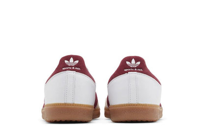 adidas Samba Sporty & Rich White Collegiate Burgundy