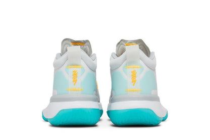 Jordan Zion 1 White Dynamic Turquoise