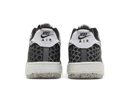 Nike Air Force 1 Low Crater Flyknit Black White Melange