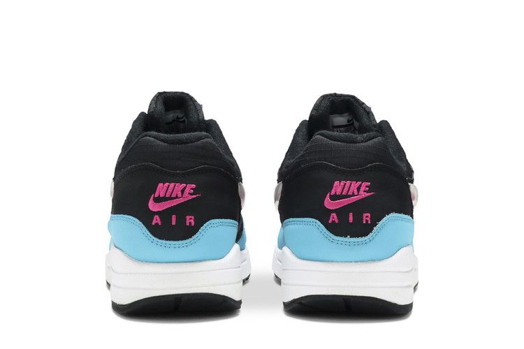 Nike Air Max 1 Jelly Swoosh Black Fuchsia Blue Fury