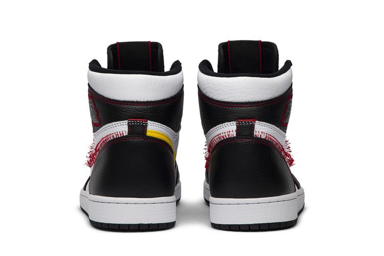 Jordan 1 Retro High Defiant White Black Gym Red