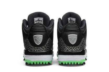 Jordan 3 Retro Golf Black Green Glow