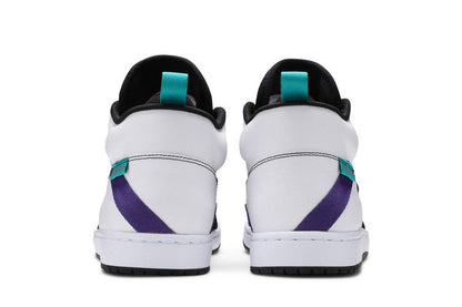 Jordan Fadeaway Black White Grape