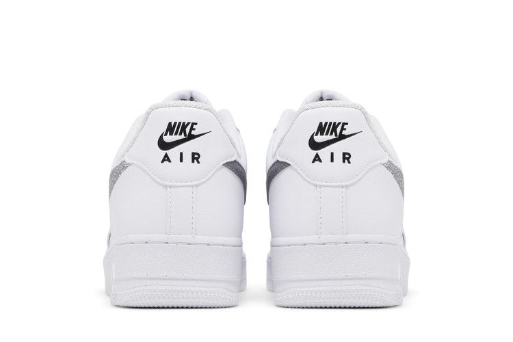 Nike Air Force 1 Low '07 Spray Paint Swoosh White Black Grey