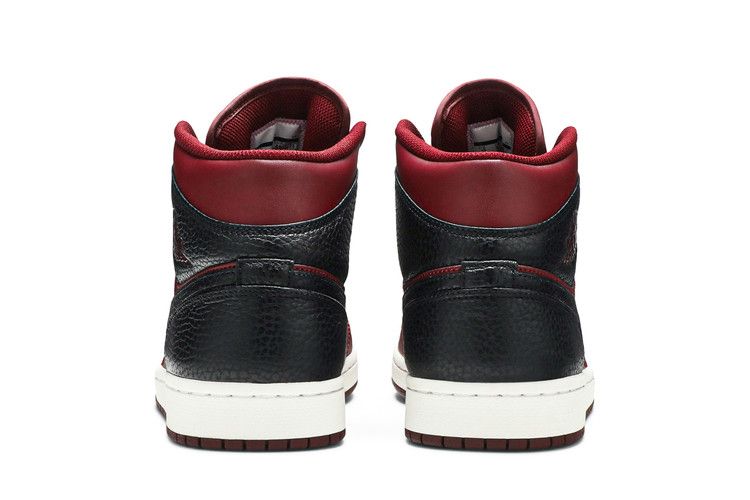 Jordan 1 Retro Mid Team Red Black