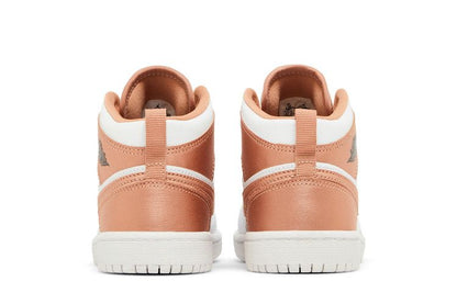 Jordan 1 Mid White Rose Gold (PS)